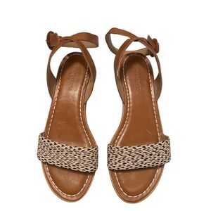 BERNARDO WOMENS LEATHER SANDALS NEW WITHOUT TAGS SIZE 9.5